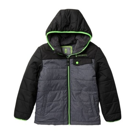 🎁Free Country Big Boys Puffer Jacket